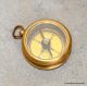 1918 Kelvin & Hughes London Brass Compass Antique Compass Gift Kcompass Mini Compasses photo 3