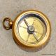 1918 Kelvin & Hughes London Brass Compass Antique Compass Gift Kcompass Mini Compasses photo 5