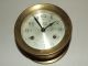 Antique Elgin 4 Jewel Brass Maritime Ship ' S Bell Strike Nautical Clock Clocks photo 6