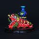 Chinese Cloisonne Porcelain Handwork Gold Toad Statue Csy945 Other Antique Chinese Statues photo 3