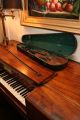 An Early C19th Antique 4/4 Violin 13  7/8ths Or 35.  3cm In Wooden Case With Bow String photo 7