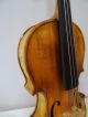 Folk Fiddle Violin Vintage Antique Hand - Crafted Inlay Abalone Mop Wood Case Bow String photo 3