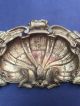Antique Gilt French Rococo Sea Shell Architectural Salvage Metalware photo 4