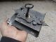 Architectural Salvage Large Functional Antique Door Lock Key And Cover Locking Locks & Keys photo 1