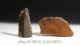 Two Authentic Ancient Egyptian Stone Flint Blades Arrow Point Scraper 3200 Bc Neolithic & Paleolithic photo 1