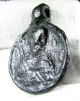 Rare Medieval Bronze Religious Pendant - Archangel Michael - Wearable - Mn88 Roman photo 5