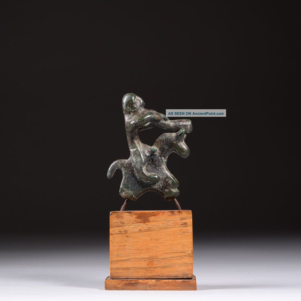 Ancient Proto Celtic Iberian Bronze Figure Of A Warrior - 5th Century Bc Celtic photo