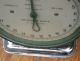 Vintage Chatillon Household Scale Green And Silver Scales photo 6