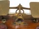 Antique English Postal Balance Scale & Weights Scales photo 1