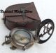 Brass Push Button Direction Sundial Compass - Pocket Sundial Compass - Compasses photo 2