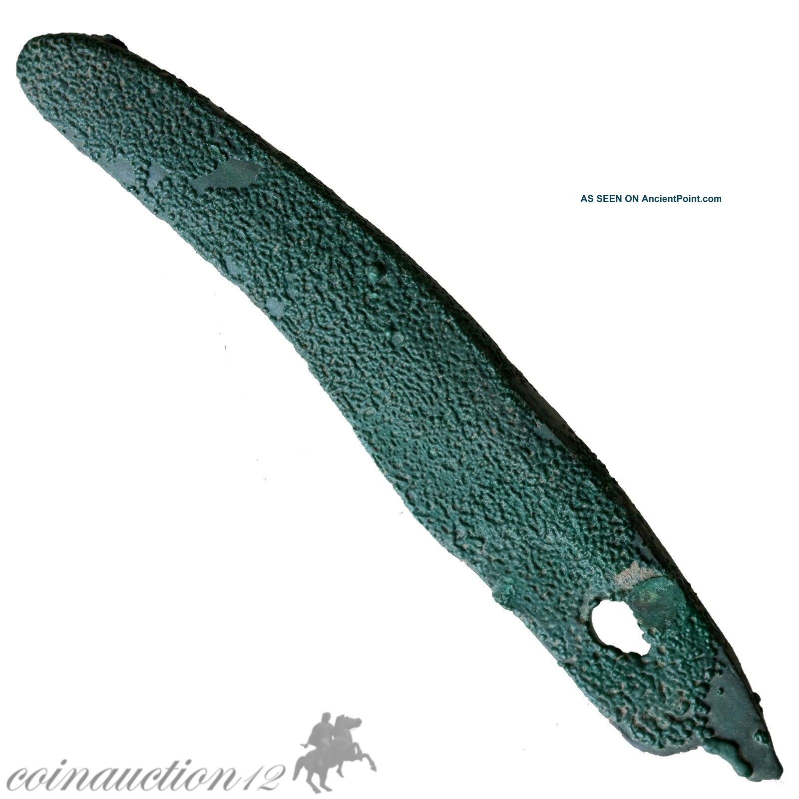 Museum Quality,  Very Rare Bronze Age 2500 - 1500 Bc Greek Bronze Shaving Knife Roman photo