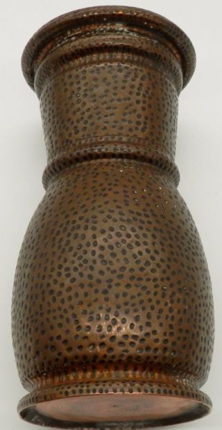 Antique Arts And Crafts Hammeredque Copper Vase photo
