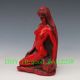 Chinese Red Turquoise Hand - Carved Mermaid Statues Men, Women & Children photo 5