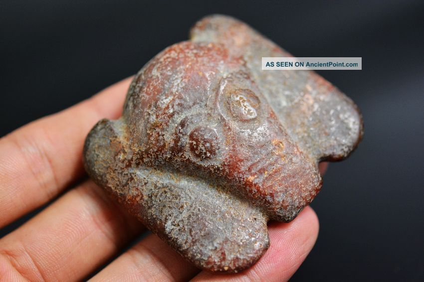 Chinese Hongshan Culture Old Jade Carved Amulet Pendant/statue Jp105 Other Antique Chinese Statues photo