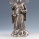 Chinese Collectable Silver Copper Hand Carved God Of Wealth Statues D1231 Other Antique Chinese Statues photo 2