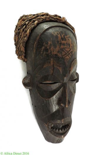 Chokwe Mask Mwana Pwo Angola Congo African Art Was $49 photo