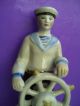 Soviet Sailor Seaman At The Helm Of The Ship Russian Porcelain Figurine 4312u Figurines photo 1