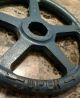 Vintage Large Cast Iron Industrial Valve Handle Wheel Gear Steampunk Art (x) Other Mercantile Antiques photo 2