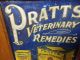 Early 1900s Antique Rare Tin Lito Pratts Food Veterinary Remedies Wall Cabinet Display Cases photo 4