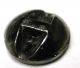Antique Black Glass Button Bridge Leads To Village W/ Carnival Luster - 5/8 Inch Buttons photo 1