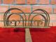 Antique 1700s Wrought Iron Fireplace Toaster Rotating American Primitive Hearth Toasters photo 2
