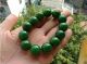 China Natural Men Spinach Green Kunlun Jade Bead Bracelets,  Gift Box Necklaces & Pendants photo 4