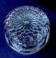 Antique Bubble Flower Ground Glass Apothecary Jar Stopper Lid Only Vtg Candy Bottles & Jars photo 1