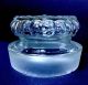 Antique Bubble Flower Ground Glass Apothecary Jar Stopper Lid Only Vtg Candy Bottles & Jars photo 3