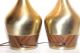 Mid - Century Brushed Brass Laurel Teardrop Lamps Mid-Century Modernism photo 10