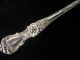 Silverplated Pickle Fork - Pat.  1902 - R.  Wallace - Floral Pattern Flatware & Silverware photo 1