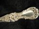 Silverplated Pickle Fork - Pat.  1902 - R.  Wallace - Floral Pattern Flatware & Silverware photo 3