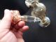 Vintage Hand - Blown Venitian Glass Perfume Bottle & Stopper Tall At 12 