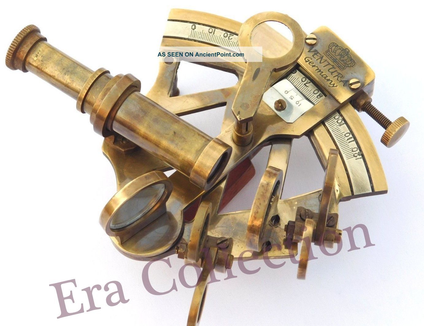 Solid Brass Sextant Nautical Maritime Astrolabe Marine Gift Ships Instrument 3 
