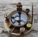 Solid Brass Pocket Gift Compass Ship Compass - West London Sundial Compass - Compasses photo 3