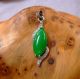100 Natural Green Malay Jade Fashion Pendant Necklace Necklaces & Pendants photo 1
