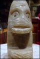 Antique Pre Columbian Alabaster Stone Figure Idol Effigy Statuette Carving Latin American photo 5