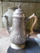Antique Sterling Silver 1773 Coffee Pot Georgian Eagle Crest London 870 Gr. Tea/Coffee Pots & Sets photo 9