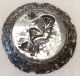 19th C.  European 900 Silver Pierced Repousse Ring Tray - Water Nymph W/ Dolphins Coin Silver (.900) photo 5