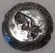 19th C.  European 900 Silver Pierced Repousse Ring Tray - Water Nymph W/ Dolphins Coin Silver (.900) photo 6