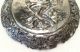 19th C.  European 900 Silver Pierced Repousse Ring Tray - Water Nymph W/ Dolphins Coin Silver (.900) photo 7