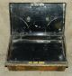 Antique Old Metal Strong Box Money Box With Metal Interior Insert No Key Safes & Still Banks photo 2