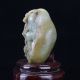 100 Natural Hetian Jade Hand - Carved God Of Longevity Statues C744 Buddha photo 9