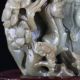 100 Natural Hetian Jade Hand - Carved God Of Longevity Statues C744 Buddha photo 3