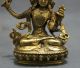 3.  15 Inch / Tibetan Buddhism And Copper Manjusri Bodhisattva Figure Of Buddha Kwan-yin photo 4
