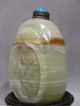 Antique Chinese Qing Dynasty Dragon Carved Agate Lapis Lazuli Cap Snuff Bottle Snuff Bottles photo 9