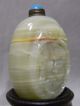 Antique Chinese Qing Dynasty Dragon Carved Agate Lapis Lazuli Cap Snuff Bottle Snuff Bottles photo 10