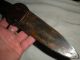 Antique C1850s–1880s Plains Native American Indian Beaver Tail Knife Dagger Vafo Native American photo 2