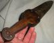 Antique C1850s–1880s Plains Native American Indian Beaver Tail Knife Dagger Vafo Native American photo 4