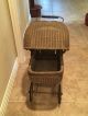 1920s Vintage Lloyd Loom Wicker Baby Doll Carriage Baby Carriages & Buggies photo 7