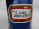 Large Antique Ung.  Zinci C Pici Chemist Shop Storage Jar Other Medical Antiques photo 1